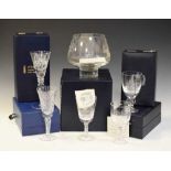 Assorted royal commemorative glass