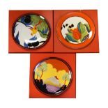 Clarice Cliff Limited Edition - Three plates