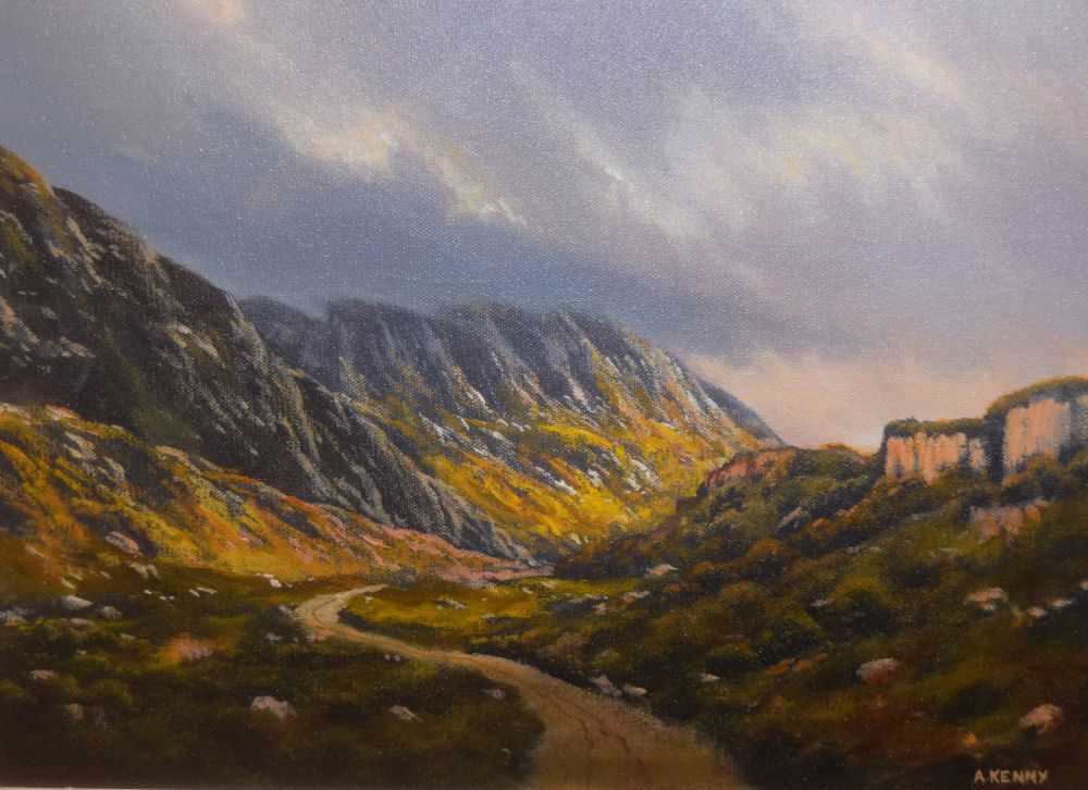 Alan Kenny (Irish 20th Century) - Oil on canvas 'The Gap at Dunloe'