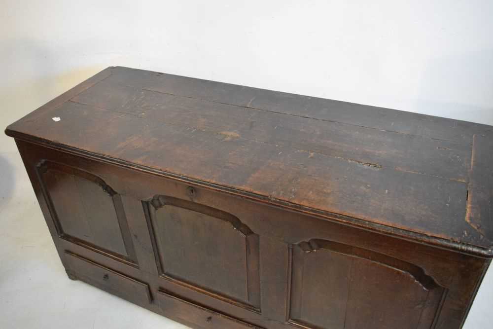 18th Century oak mule chest - Image 3 of 8
