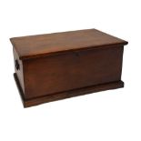 Mahogany or fruitwood trunk