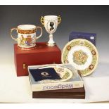 Assorted royal commemorative ceramics