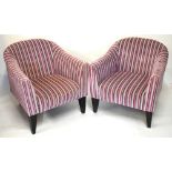 Pair of Next tub armchairs