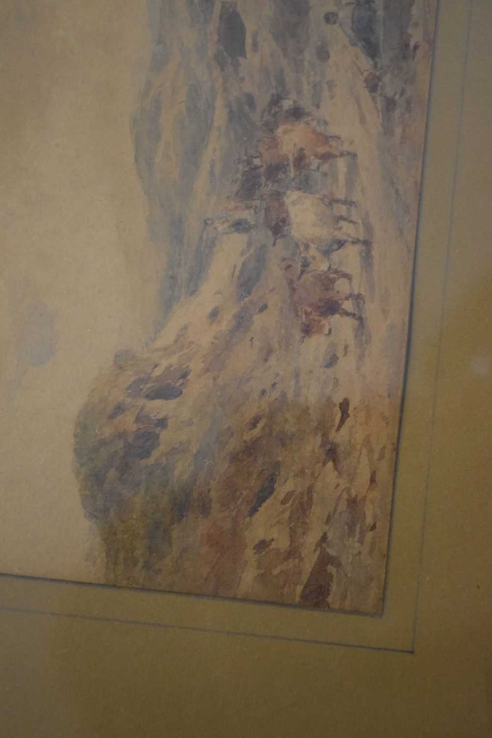 Attributed to Fred Goodall watercolour with monogram - Image 4 of 6