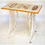 Sewing machine table