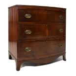 Bowfront chest of drawers