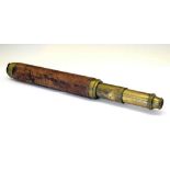 Early Victorian two-draw telescope