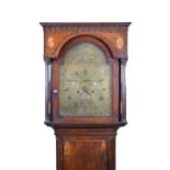 Late George III 8-day brass dial longcase clock, J. Collings, Sodbury