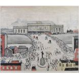 L.S. Lowry 'Station Approach'