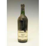Bottle of Cockburn's Vintage Port 1967