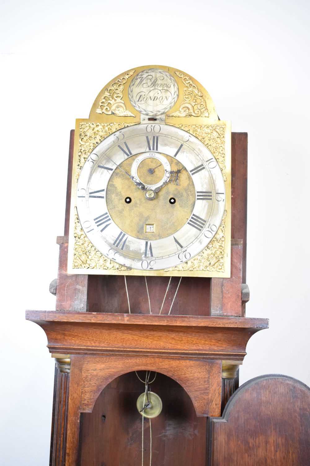 Early George III mahogany-cased 8-day brass dial longcase clock - Image 9 of 9