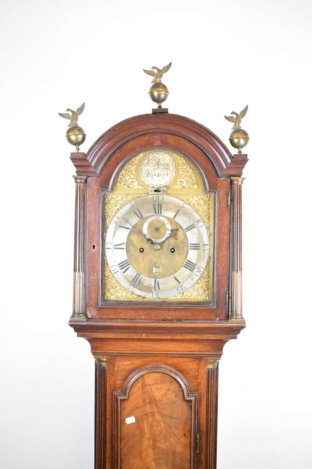 Early George III mahogany-cased 8-day brass dial longcase clock - Image 2 of 9