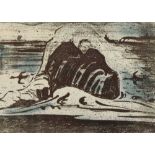 Bernard Leach (1897-1979) - Limited edition print - 'Cornish Coast Tile', 44/100