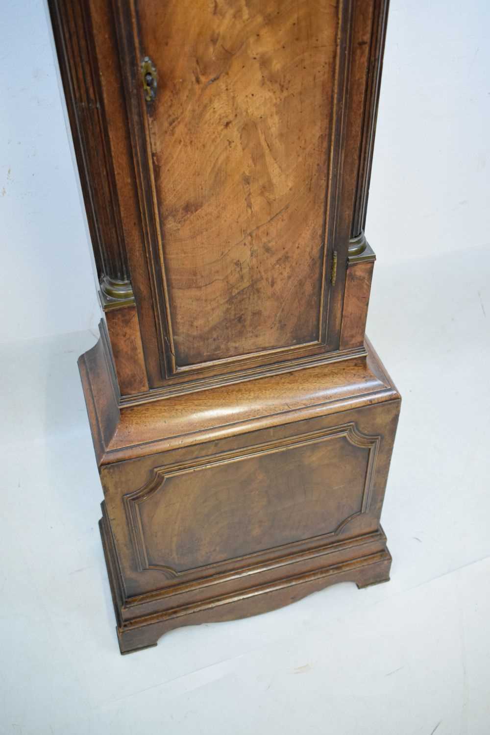 Early George III mahogany-cased 8-day brass dial longcase clock - Image 5 of 9