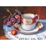 Maimie Gerrard - Oil on board - Still life