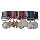 Second World War medal group awarded to Lieutenant Colonel D.H.D. Gillan, 3-8 Punjab Regiments