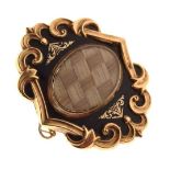 Victorian mourning brooch