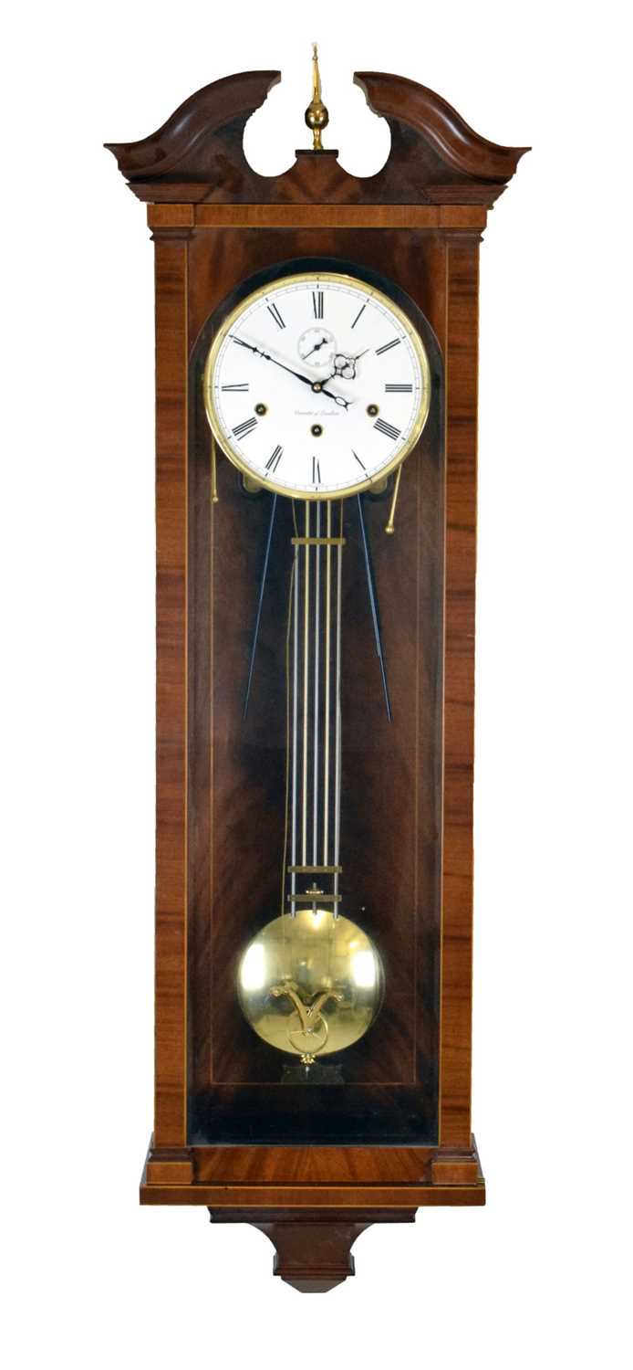 Comitti of London - Limited edition three-train chiming Vienna-style wall clock