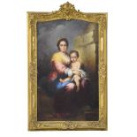 After Murillo - oil on canvas - Virgin and Child