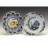 Delft polychrome chargers