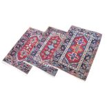Three similar Anatolian Turkey rugs