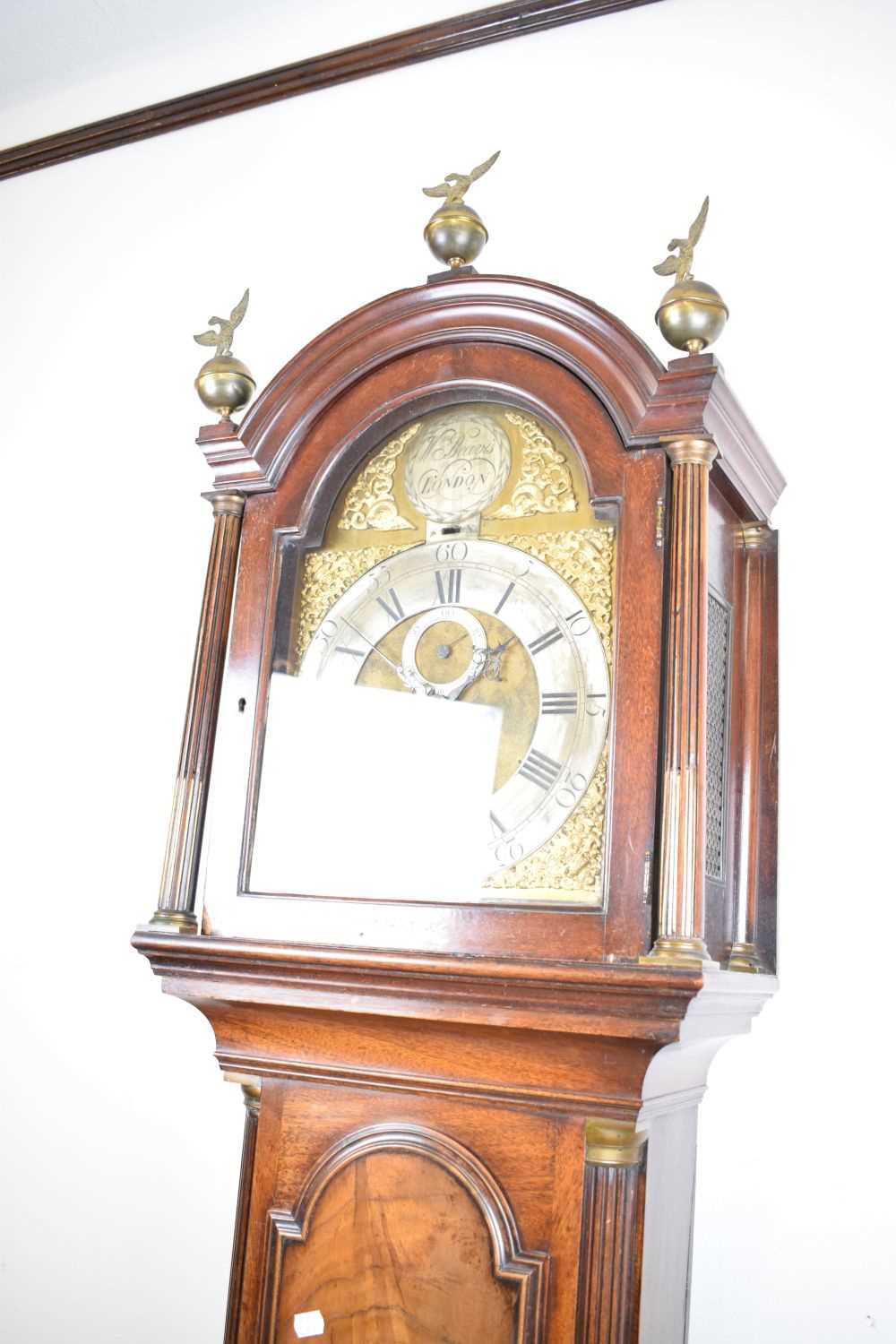 Early George III mahogany-cased 8-day brass dial longcase clock - Image 3 of 9