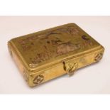 Secessionist brass box