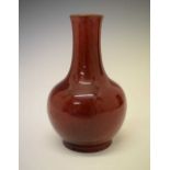 Sang de boeuf vase