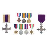 Military Cross medal group awarded to Captain. G.L. Wilson, MC