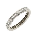 Twenty-two stone diamond eternity ring