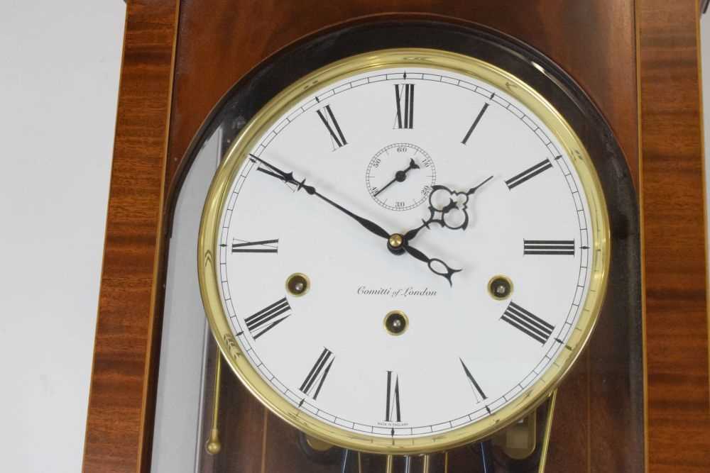 Comitti of London - Limited edition three-train chiming Vienna-style wall clock - Image 4 of 7