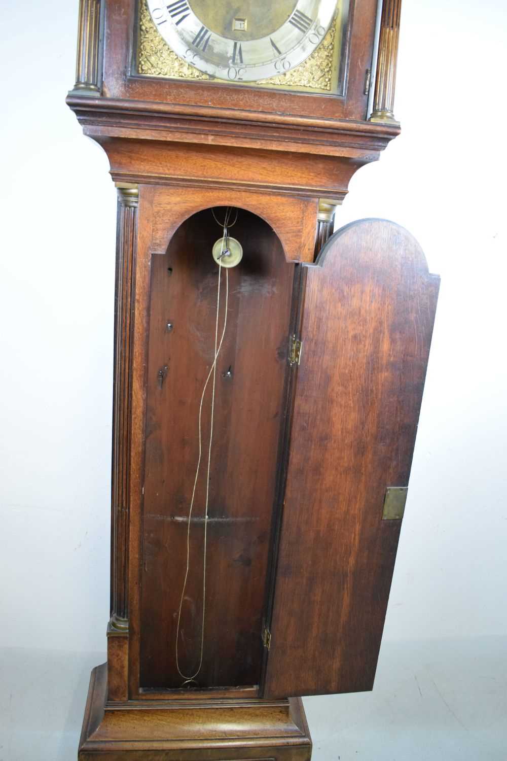 Early George III mahogany-cased 8-day brass dial longcase clock - Image 6 of 9