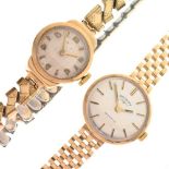 Rotary - Lady's 9ct gold bracelet watch