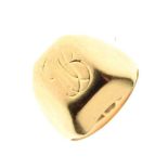 Swedish 18K gold signet ring