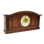 Early 20th Century Edwardian mahogany cased shop display clock