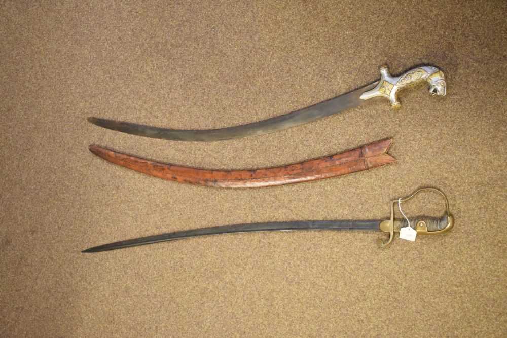 Indian sword and Imperial German sabre. - Image 4 of 4