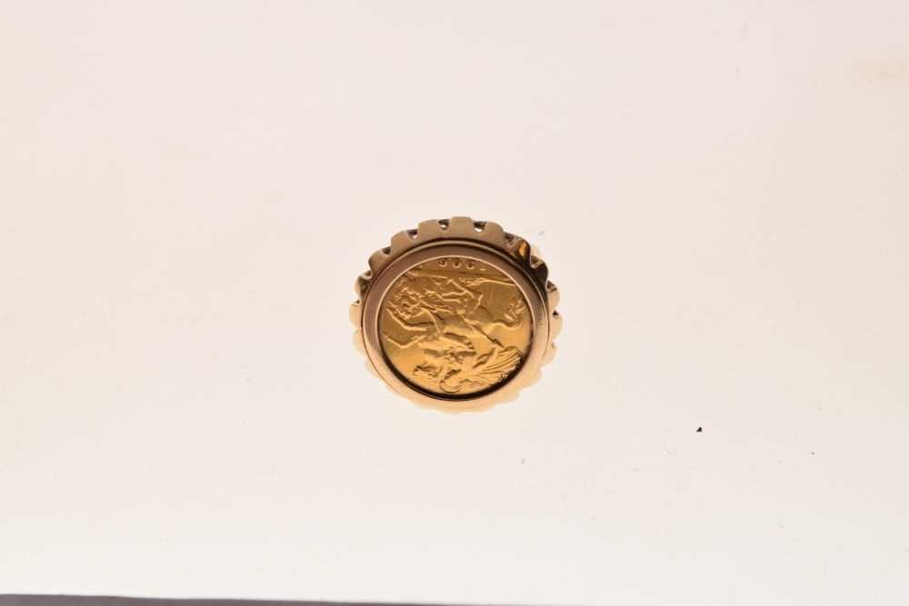 1906 half sovereign, - Image 2 of 5