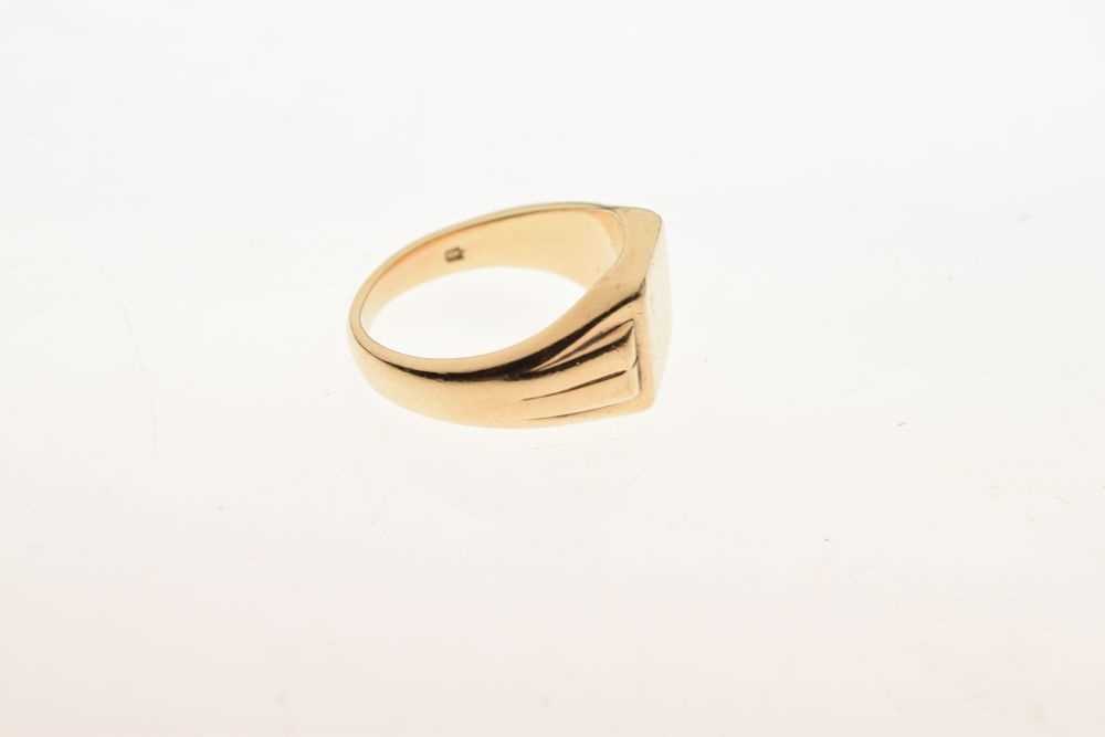 9ct gold signet ring, 12.8g - Image 4 of 5