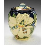 Moorcroft Paradise Flower pattern ginger jar Emma Bossons