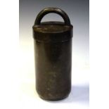 Late 19th/early 20th Century pewter ice cream churn or sorbetier