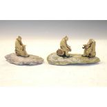Japanese miniature Sumida style figures