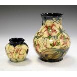 Moorcroft Portelet Bay vases