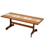 G-Plan style tile top coffee table