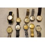 Assorted vintage watches