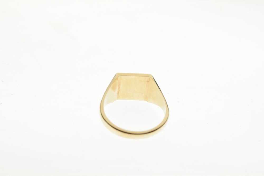 9ct gold signet ring, 5.8g - Image 3 of 5