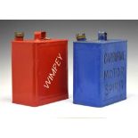 Motoring Interest - Two vintage petrol cans comprising; Carburine Motor Spirit & Wimpey