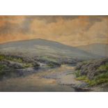 Early 20th Century watercolour - Moorland Scene