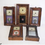 Four late 19th Century American wall clocks