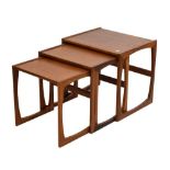 G-Plan nest of three teak tables