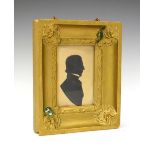 19th Century silhouette portrait of a gentleman